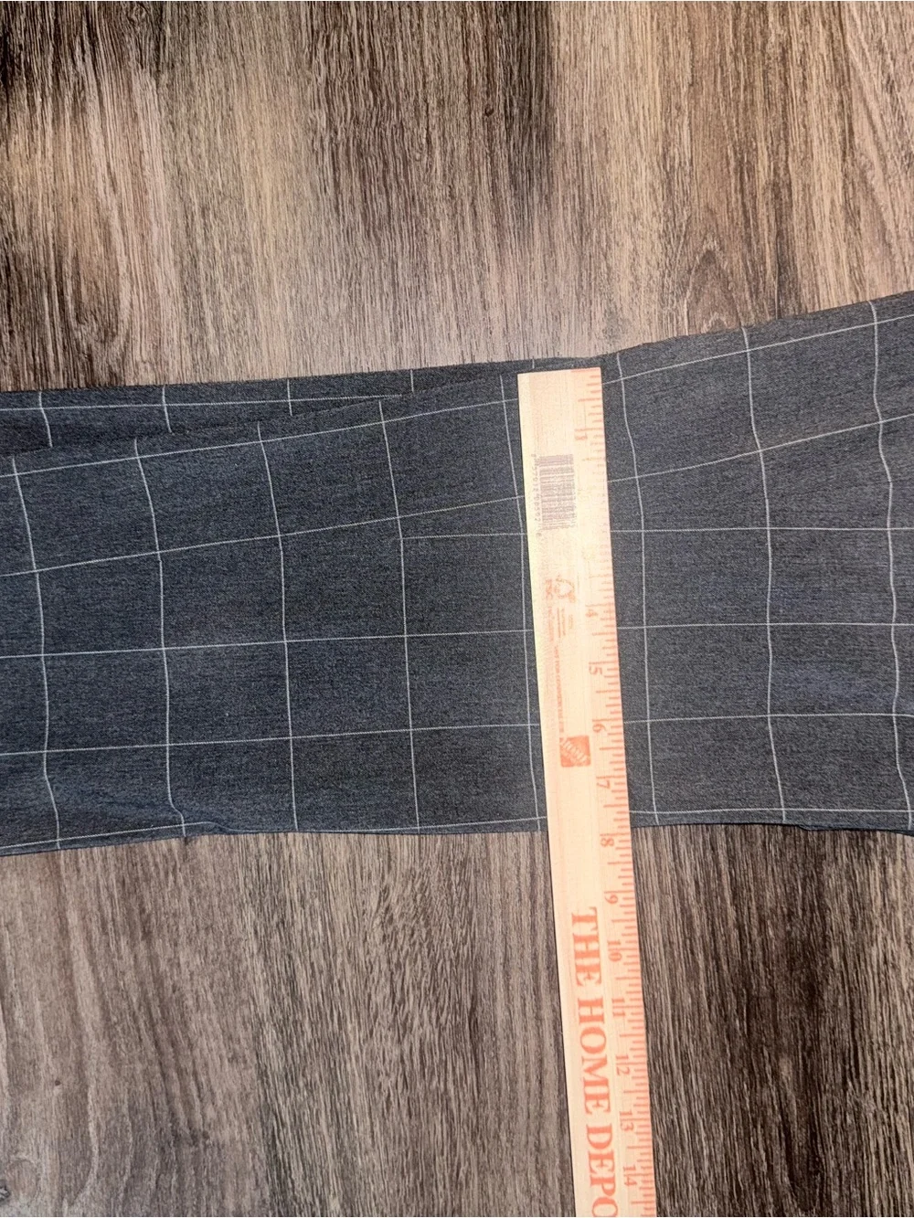 H&M Gray Windowpane 2 Piece Suit